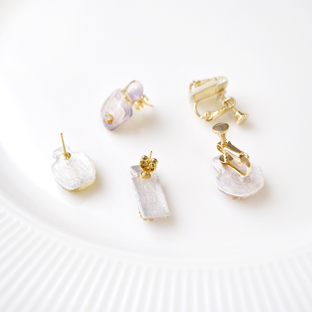 Perfume earring（カラーご記入）香水瓶イヤリング・ピアス Little brilliant days BOOTH