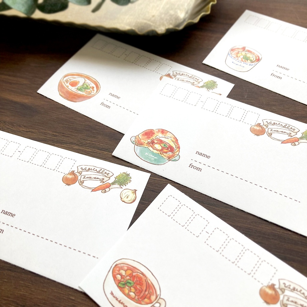 Mailing Label "Soup"|スープの宛名ラベル