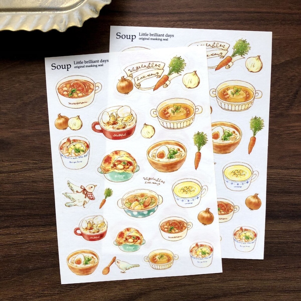 【完売】マスキングシール Soup｜スープ