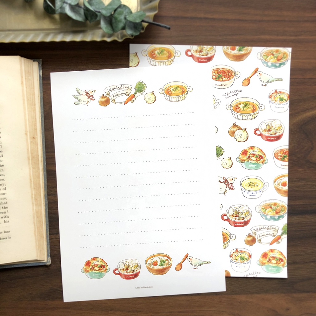 Letterset "Soup" スープのレターセット