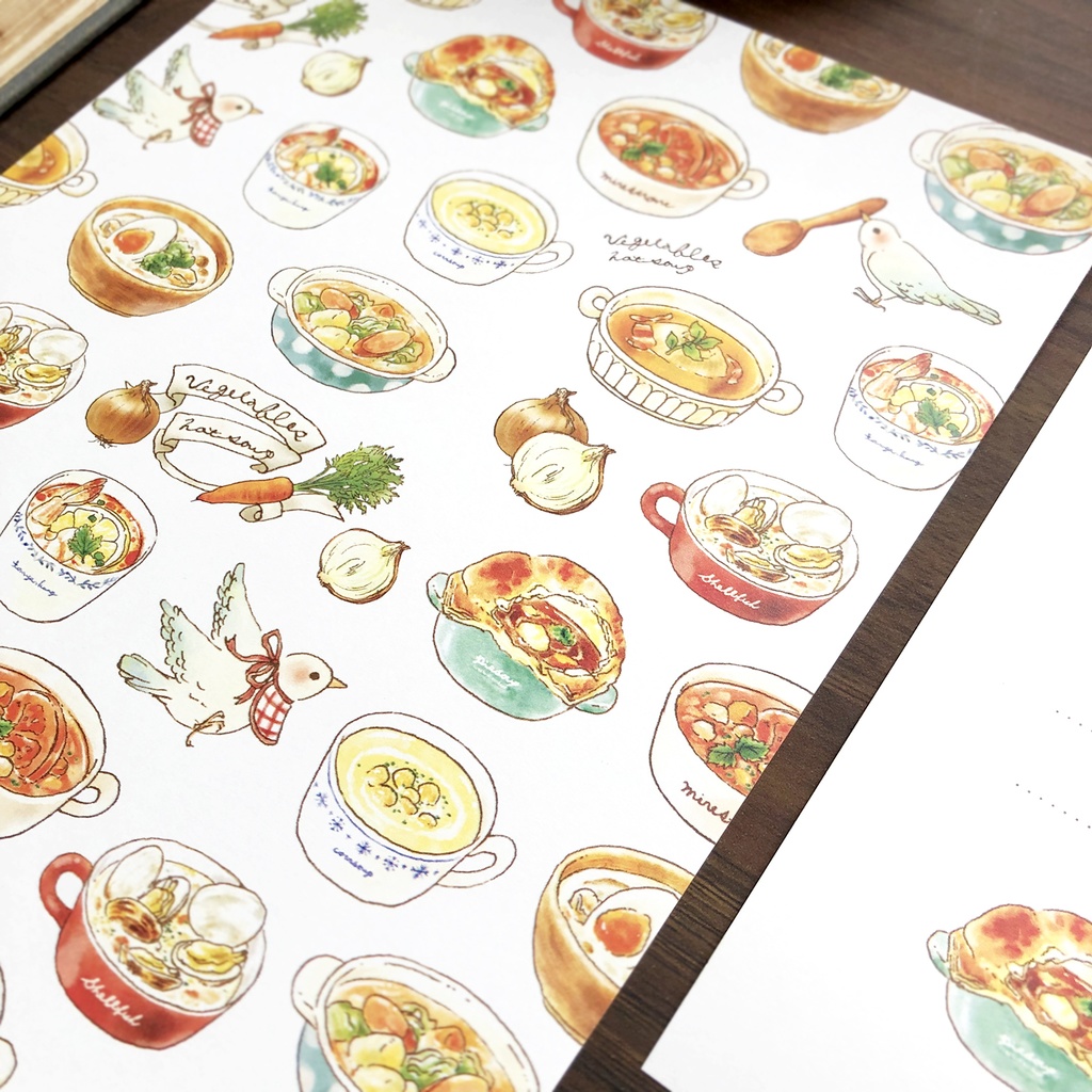 Letterset "Soup" スープのレターセット