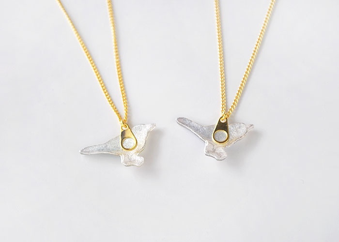 【雑誌掲載】Bird Necklace【幸せの青い鳥ネックレス＊春夏秋冬】【LOVE!ことり掲載】