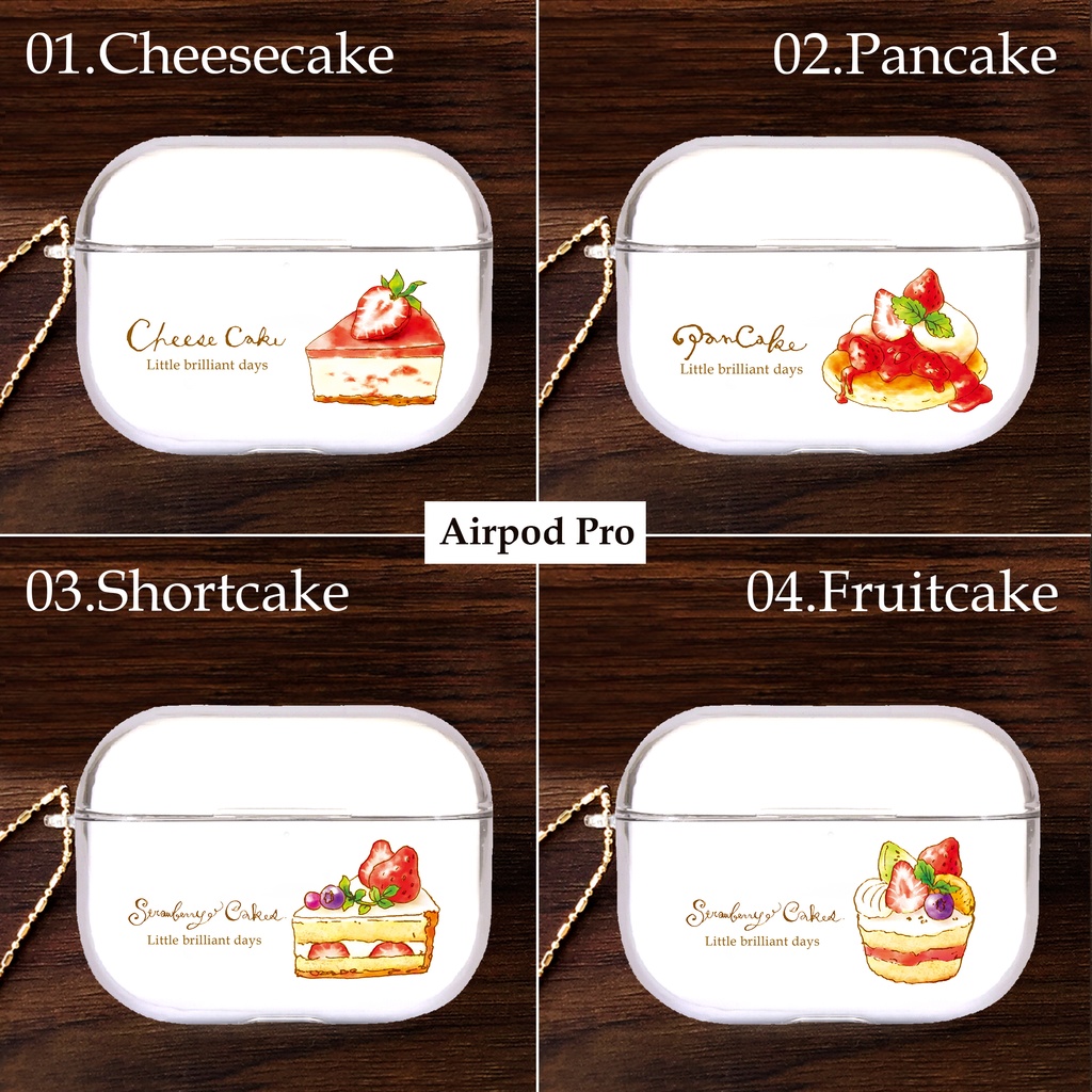 AirPods&AirPods Proケース__StrawberryCakes__|いちご