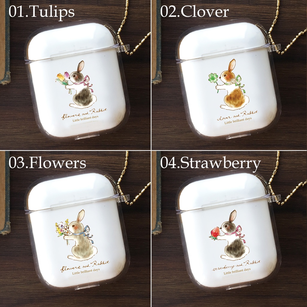 AirPods&AirPods Proケース__Rabbit__|うさぎ 母の日