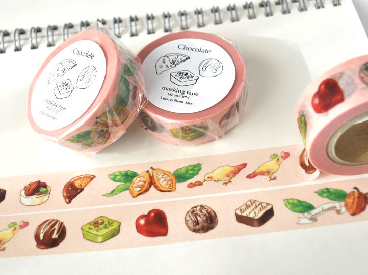 Chocolate masking tape(pink)