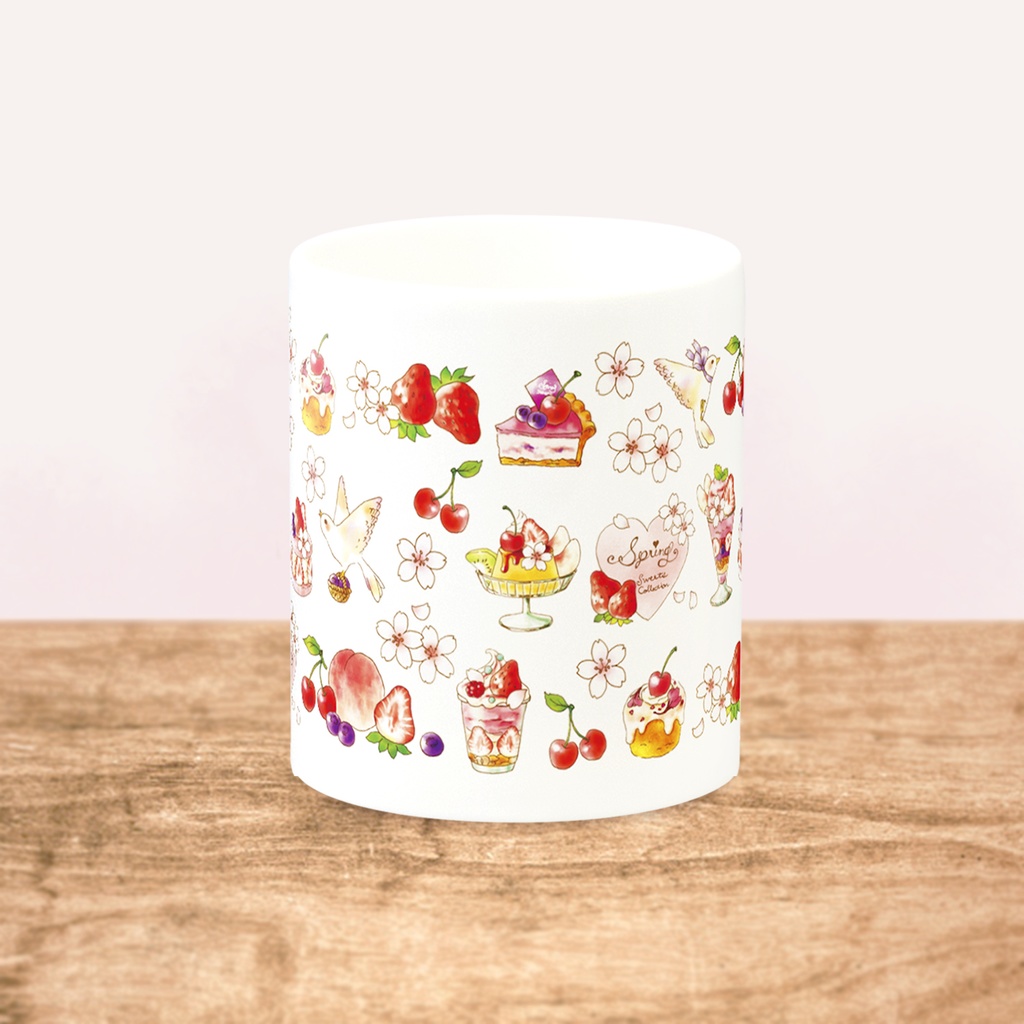 Springsweets MAG|スプリングスイーツマグカップ 春 桜 フルーツ