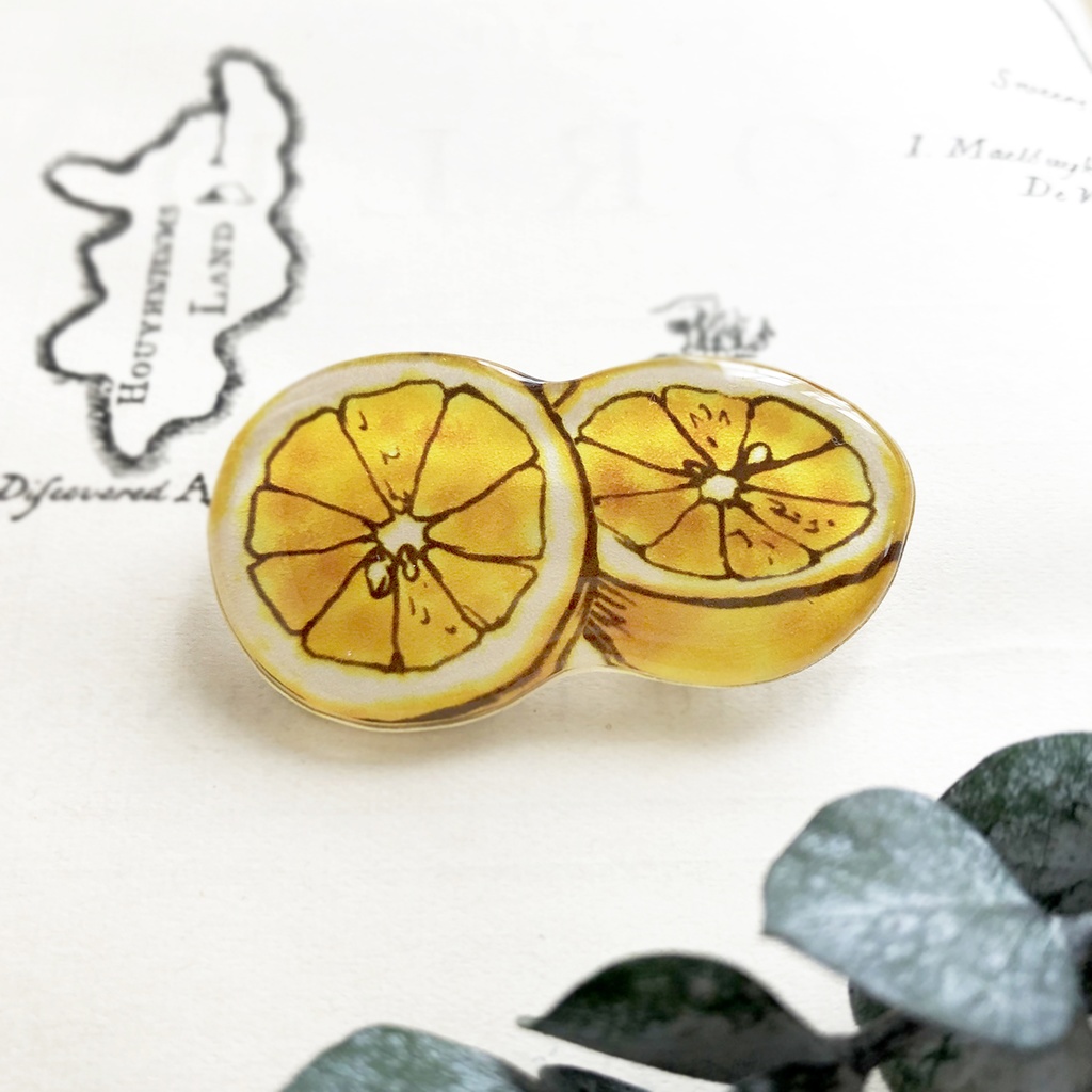 Lemon brooch｜レモンのブローチ