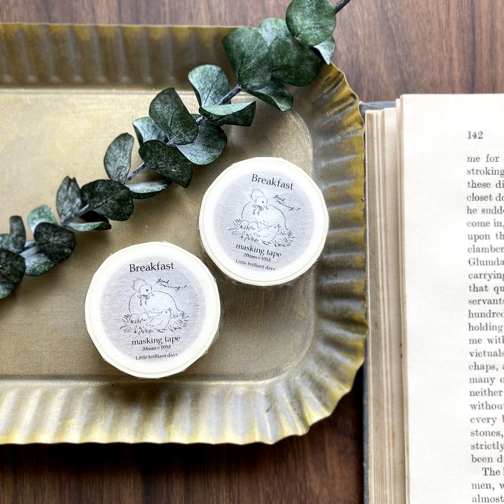 Breakfastマスキングテープ|朝食マステ