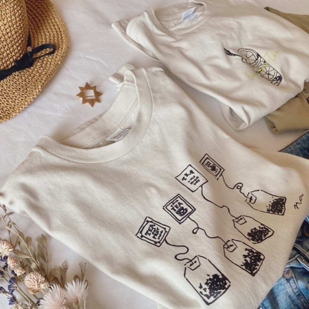 【5月中旬発送】《Tea-shirt》紅茶ティーバッグTシャツ