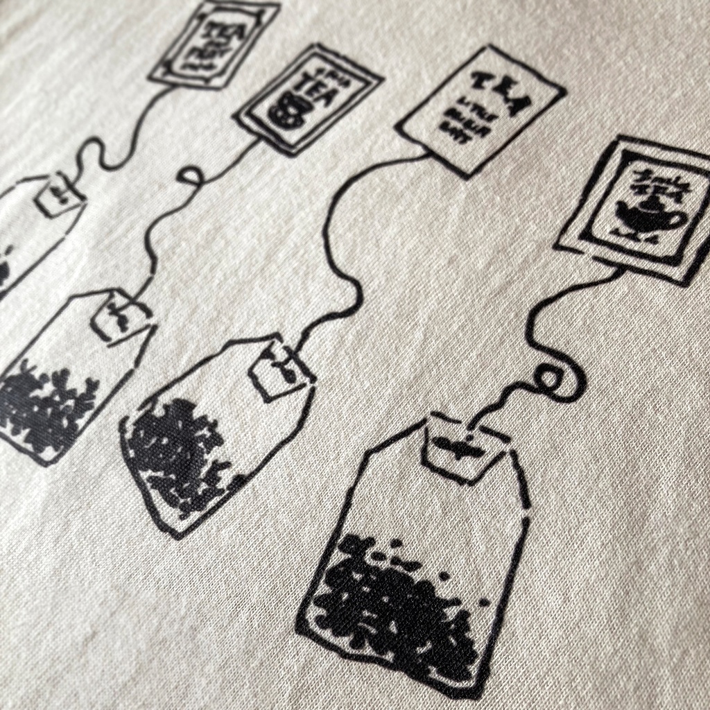 【5月中旬発送】《Tea-shirt》紅茶ティーバッグTシャツ