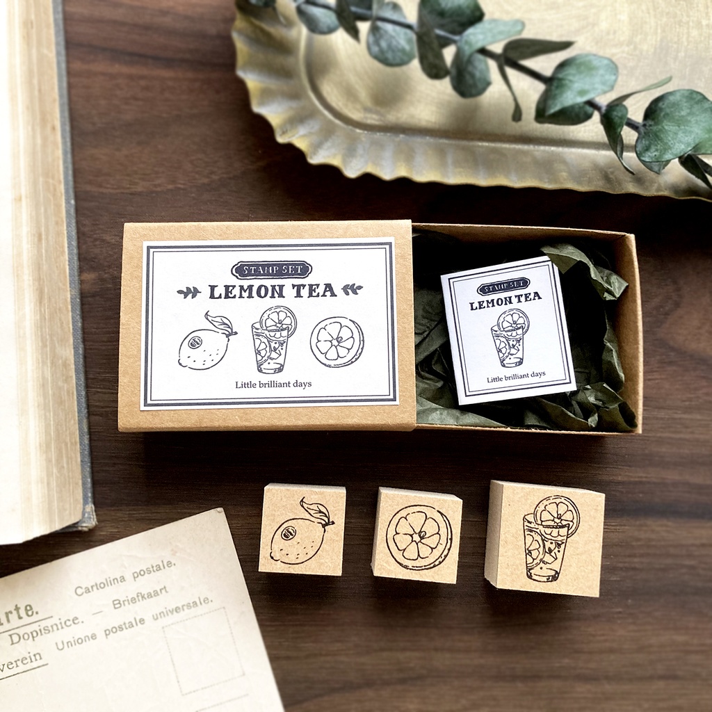 Lemon tea stampset|レモンティースタンプセット