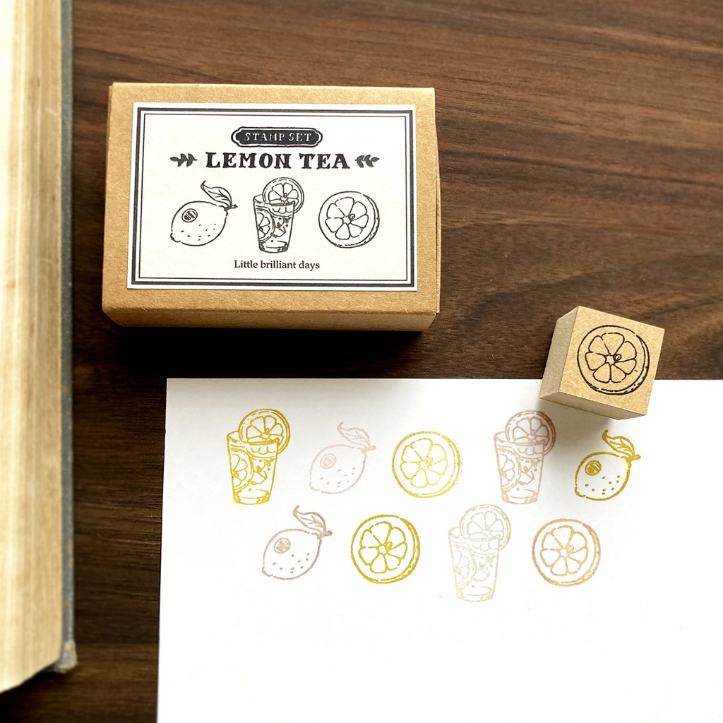 Lemon tea stampset|レモンティースタンプセット