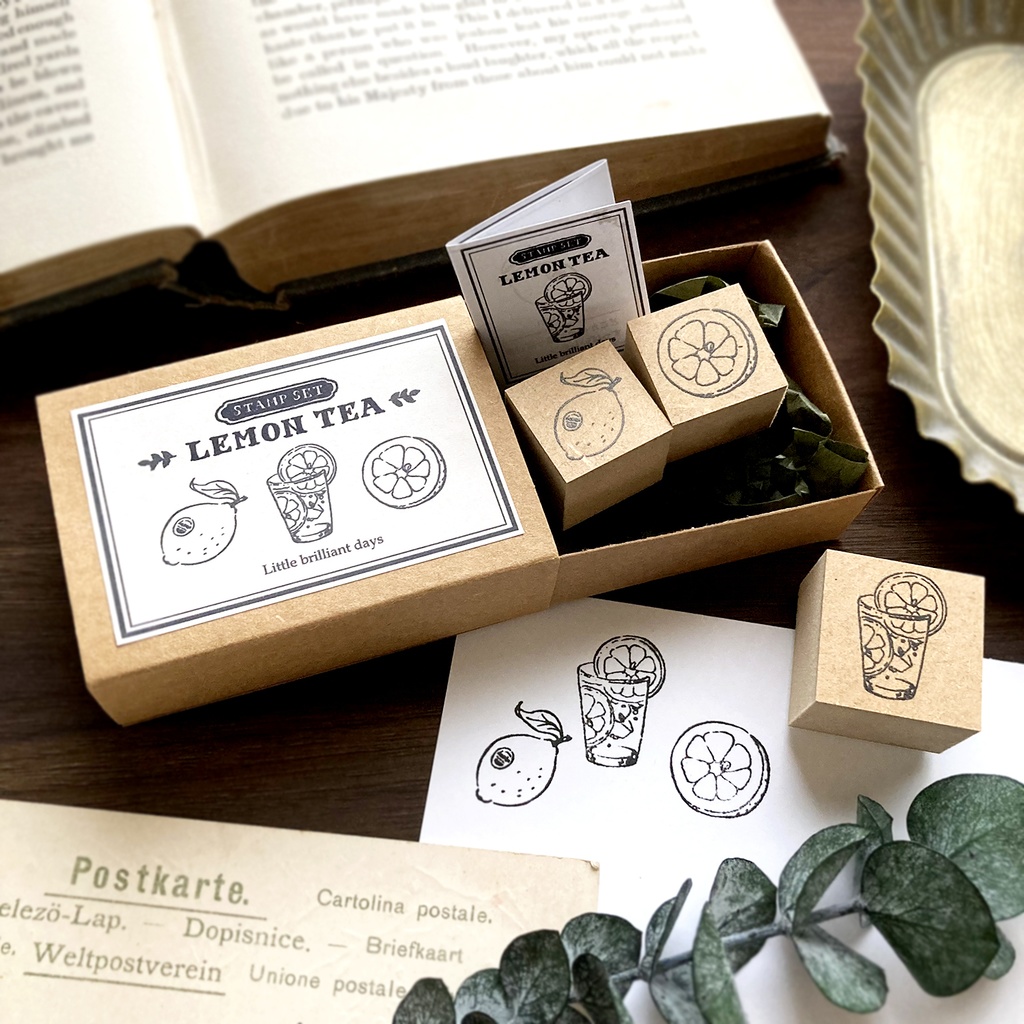 Lemon tea stampset|レモンティースタンプセット