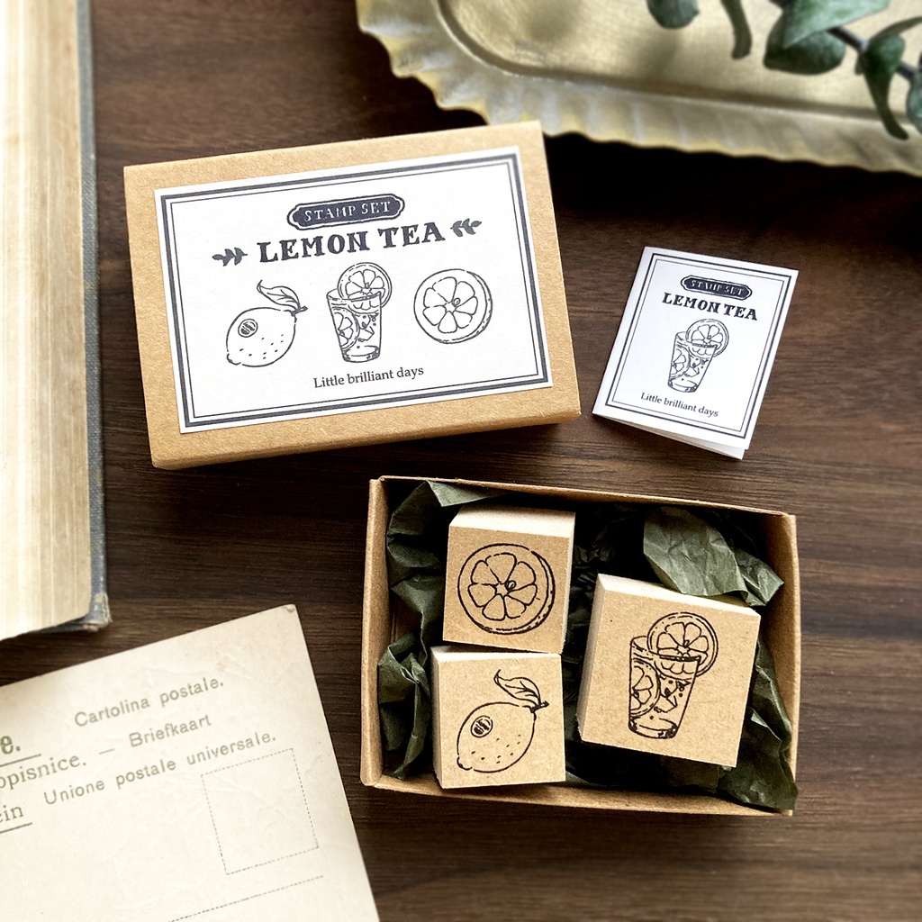Lemon tea stampset|レモンティースタンプセット