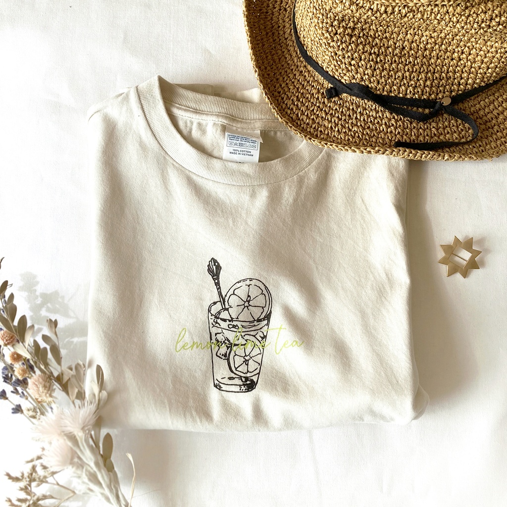 【５末～６月初旬発送】《Tea-shirt》アイスレモンライムティーTシャツ