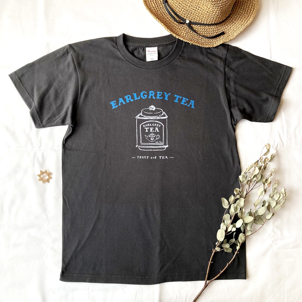 【5月中旬発送】アールグレイTシャツ|紅茶缶《Tea-shirt》