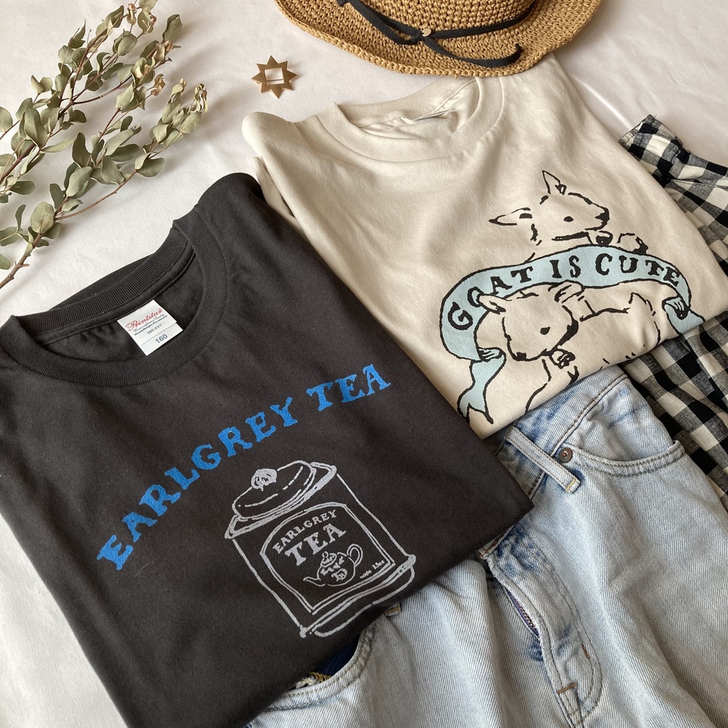 【5月中旬発送】アールグレイTシャツ|紅茶缶《Tea-shirt》