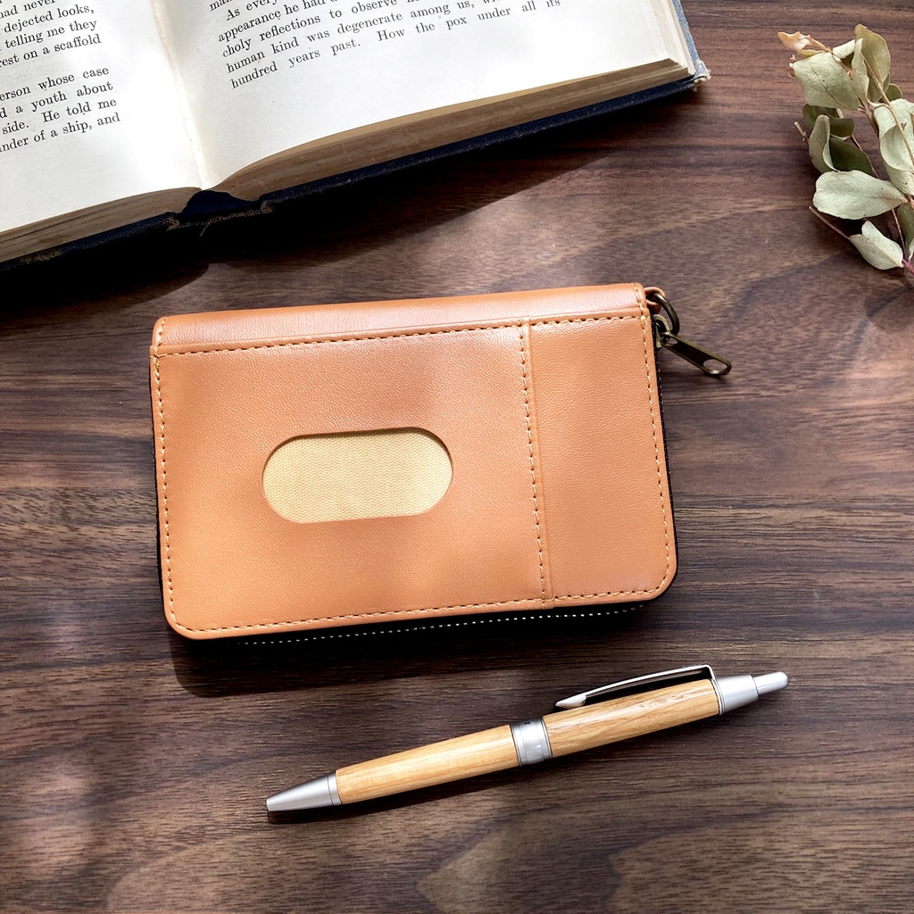 コインパスケース -Plum&Peach-|すももと桃の小さい財布(小銭入れ)