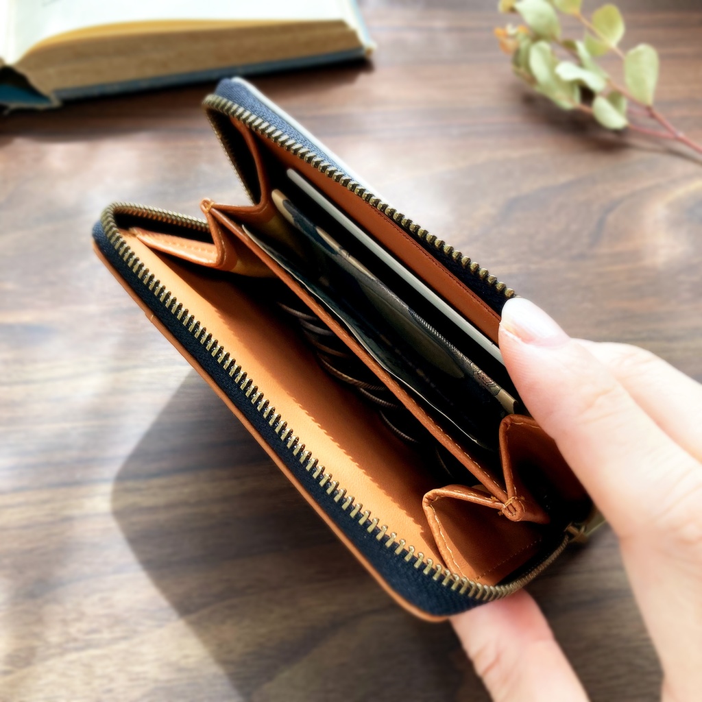 コインパスケース -StrawberryCakes-|苺スイーツの小さい財布(小銭入れ)