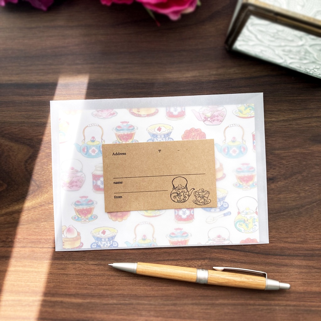 Letterset "ChinaTea"|レターセット 中国茶器