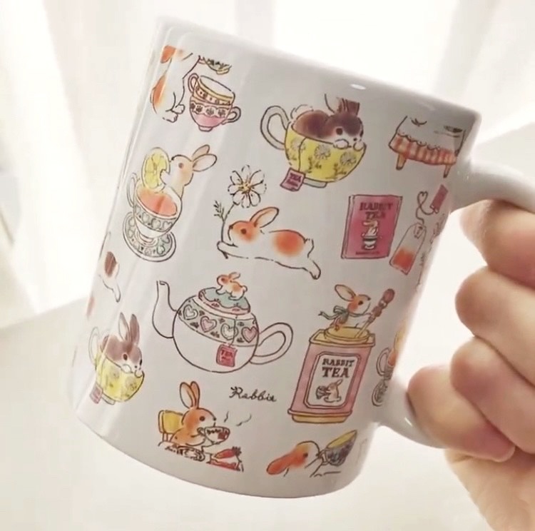 RabbitTea MAG ｜うさぎと紅茶のマグカップ