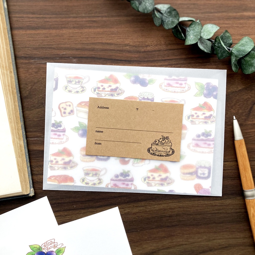 Letterset "Blueberry"|レターセット ブルーベリー