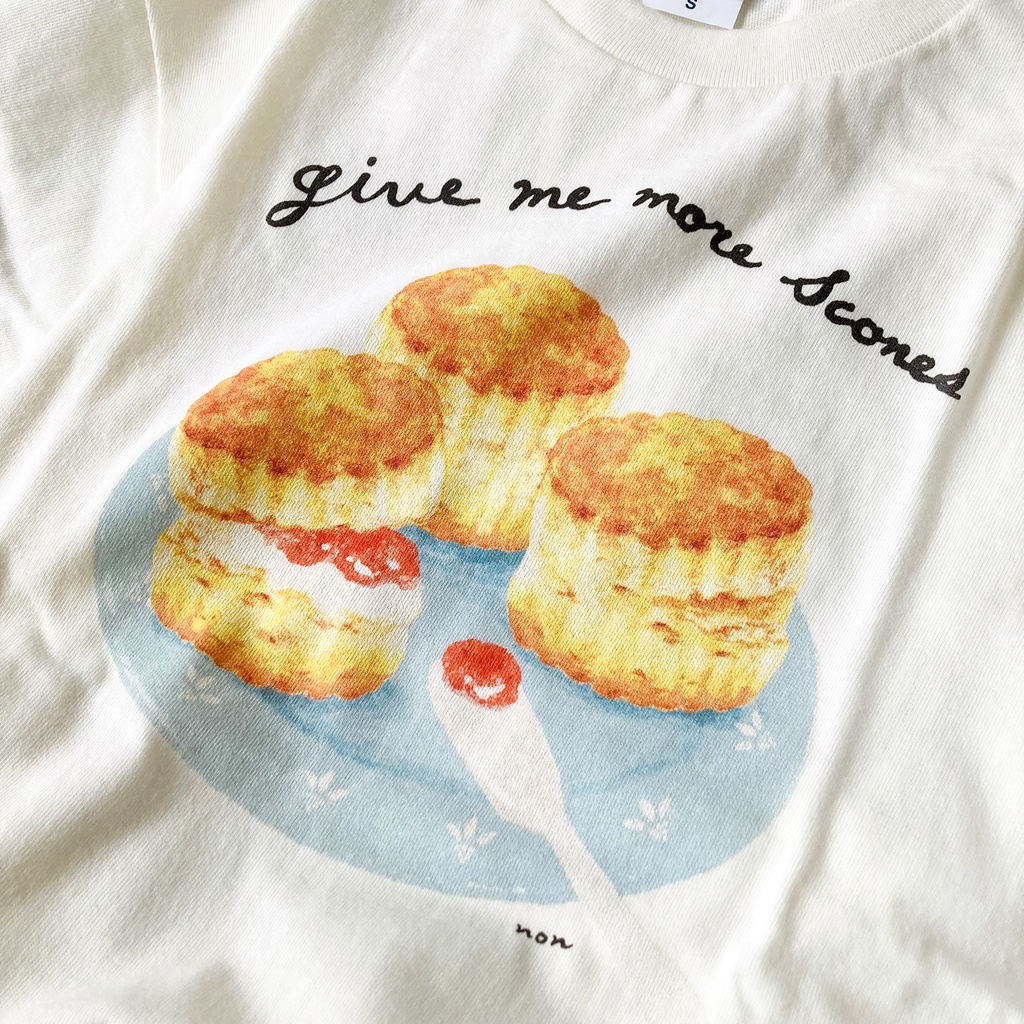 【5月下旬発送】スコーンTシャツ(クリーム)|小麦シリーズ