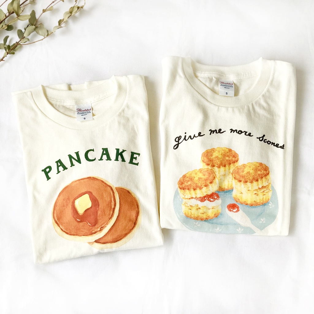 【5月下旬発送】スコーンTシャツ(クリーム)|小麦シリーズ