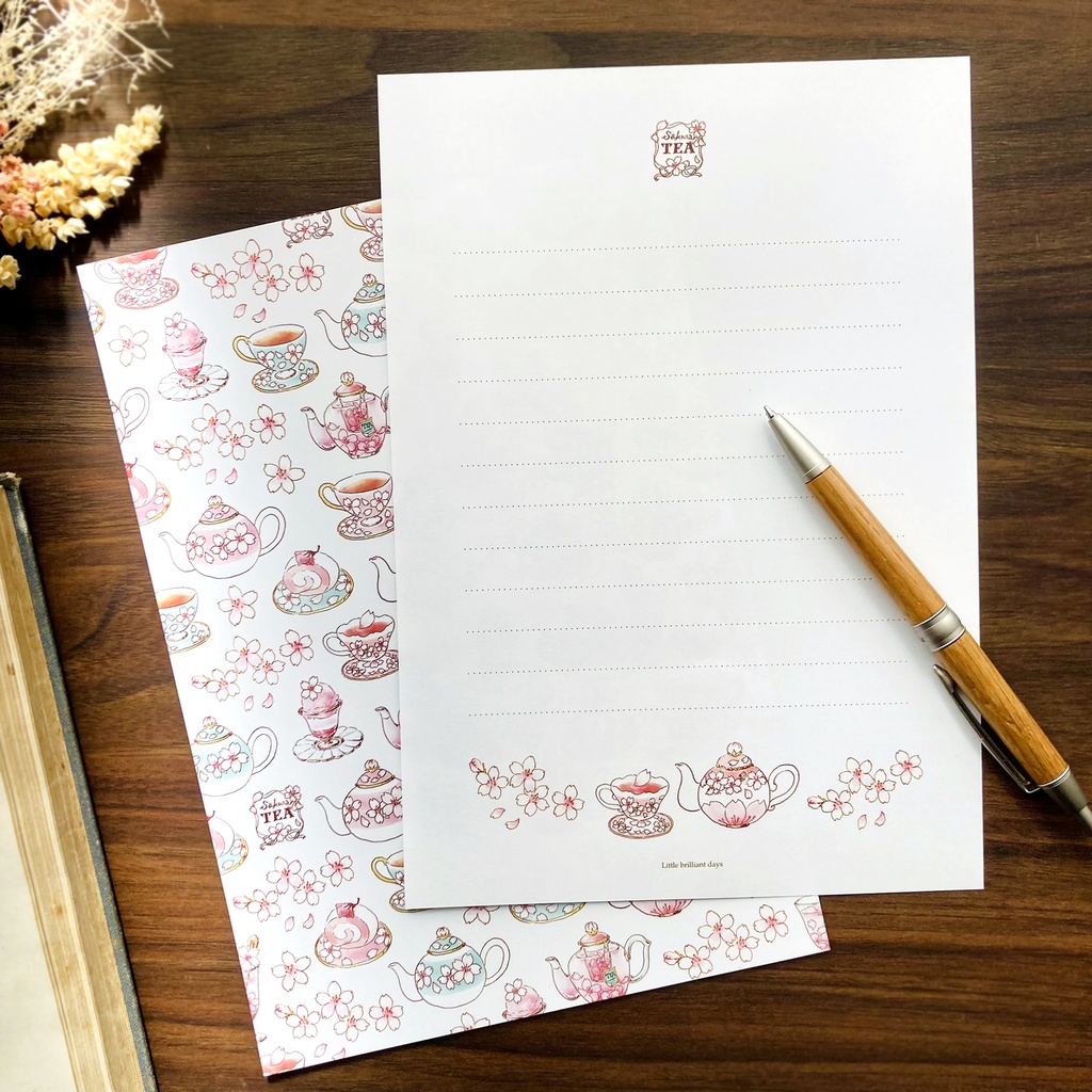 Letterset ”SakuraTea”|春の桜ティーレターセット