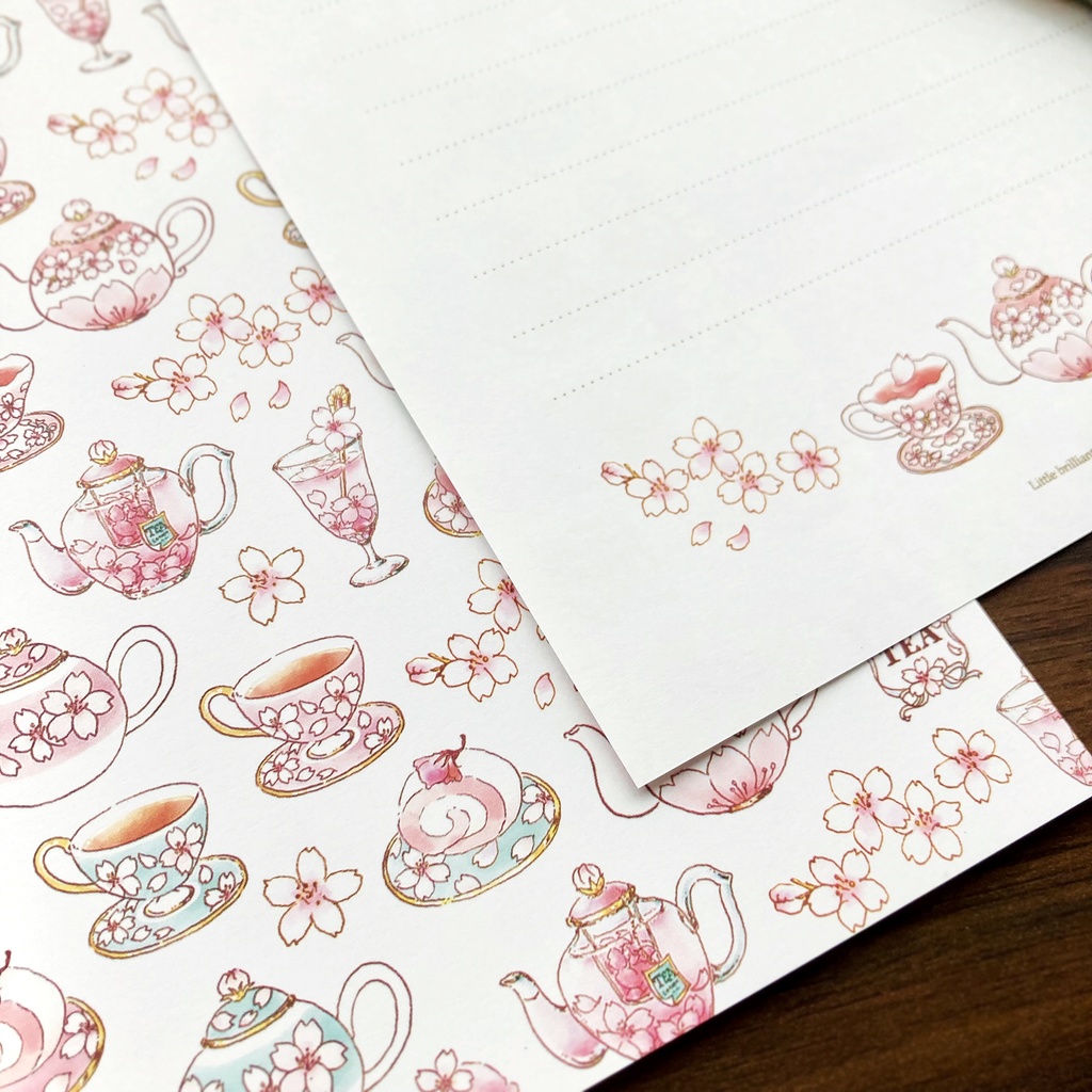 Letterset ”SakuraTea”|春の桜ティーレターセット