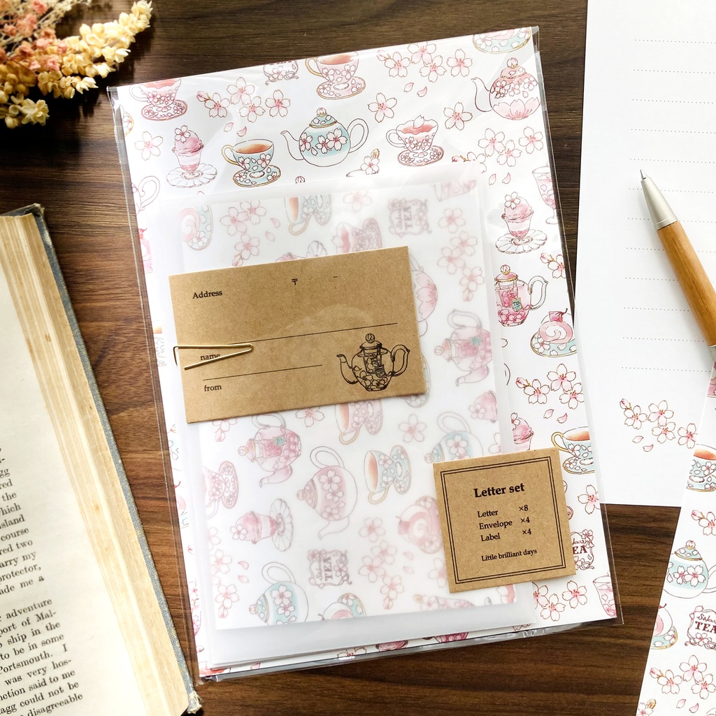 Letterset ”SakuraTea”|春の桜ティーレターセット