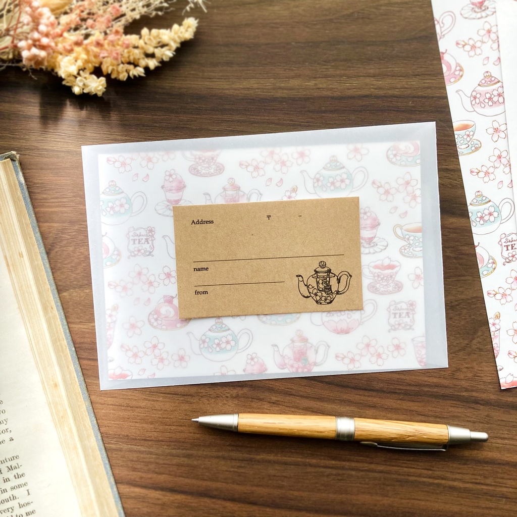 Letterset ”SakuraTea”|春の桜ティーレターセット