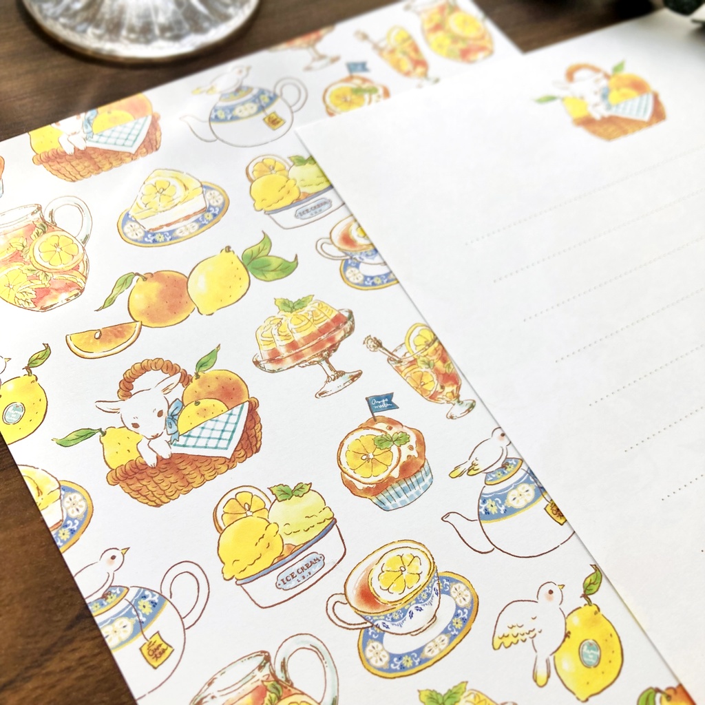 Letterset ”Citrus”|シトラス柑橘レターセット