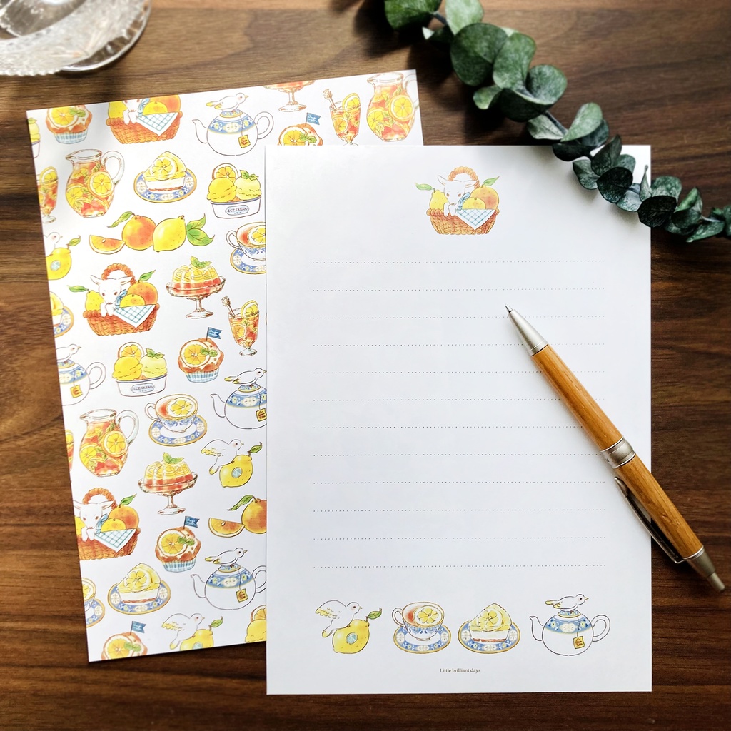 Letterset ”Citrus”|シトラス柑橘レターセット