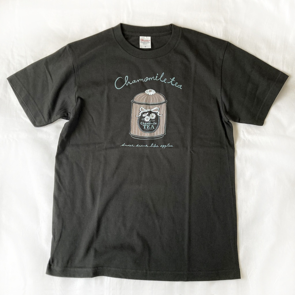 【7月下旬発送】カモミールTシャツ(スモーキ)《Tea-shirt》|紅茶