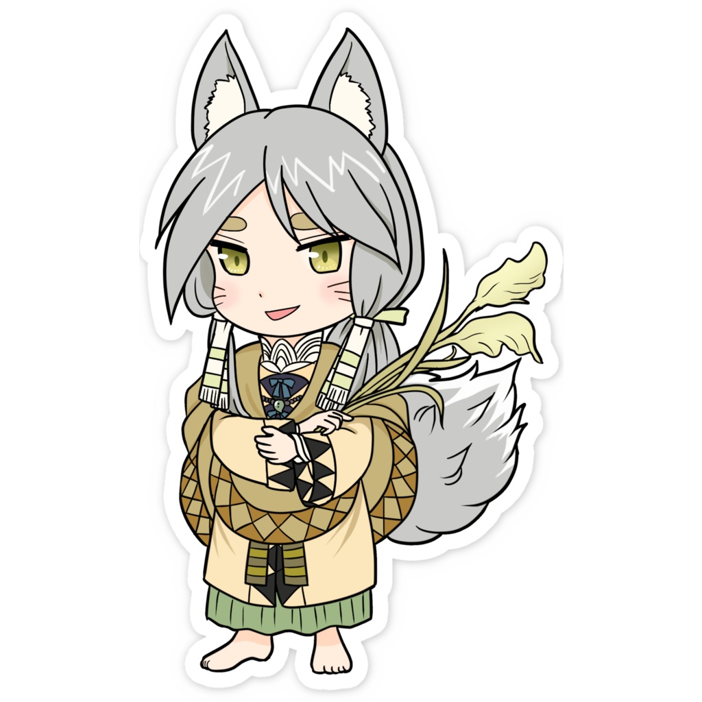 キズアミ様ステッカー