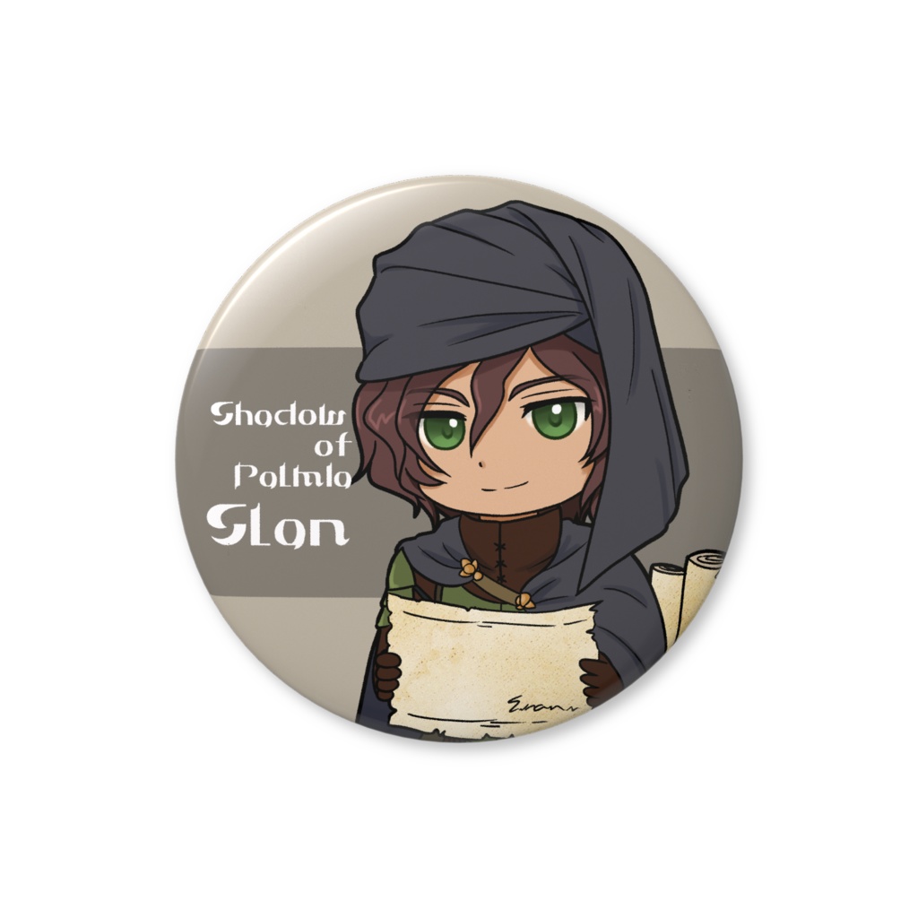 スラン君缶バッジ