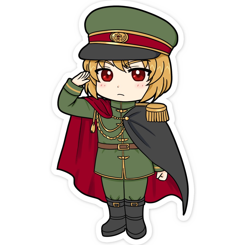 ミリタント君ステッカー