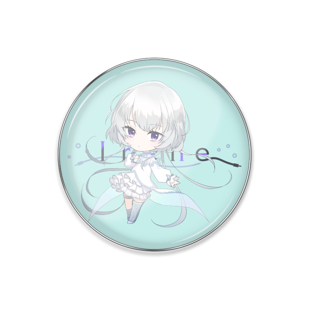 Vtuber Irene(イレーヌ) Vtuberデビュー3周年記念グッズ ピンバッジ