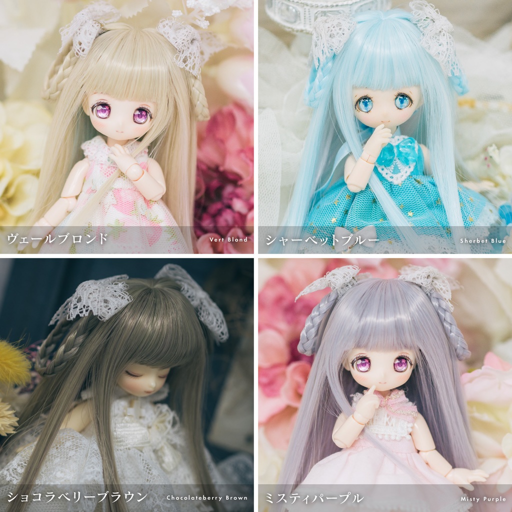 ロンロンストレート【3.5~4インチウィッグ】