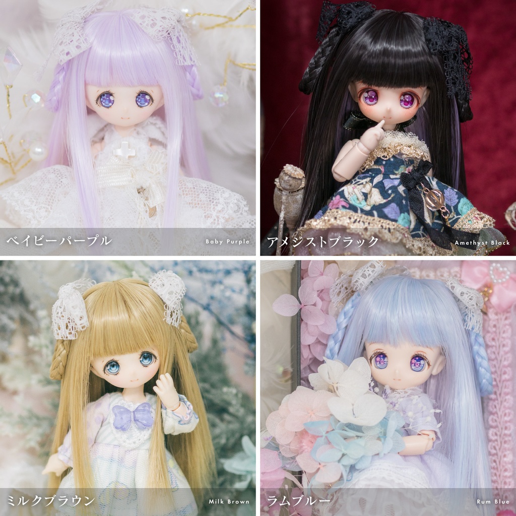 ロンロンストレート【3.5~4インチウィッグ】