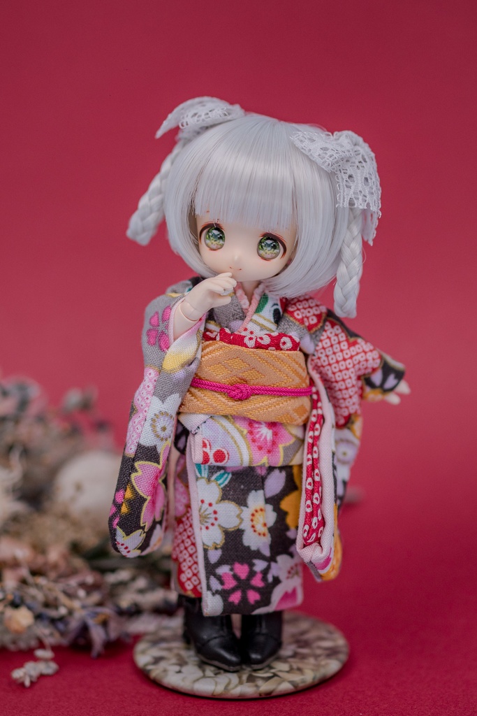 ロンロンリボン【3.5~4インチウィッグ】