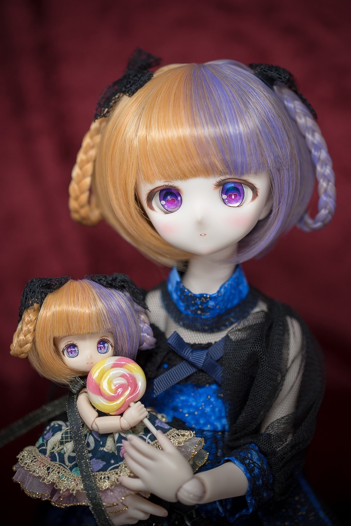 ロンロンリボン【3.5~4インチウィッグ】