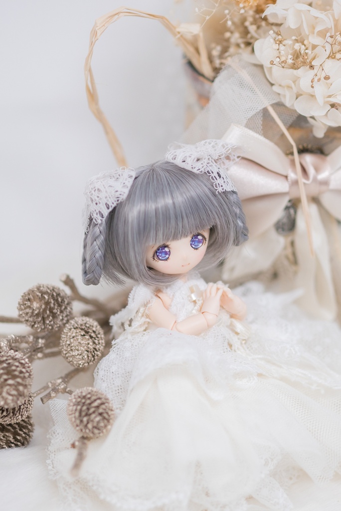 ロンロンリボン【3.5~4インチウィッグ】