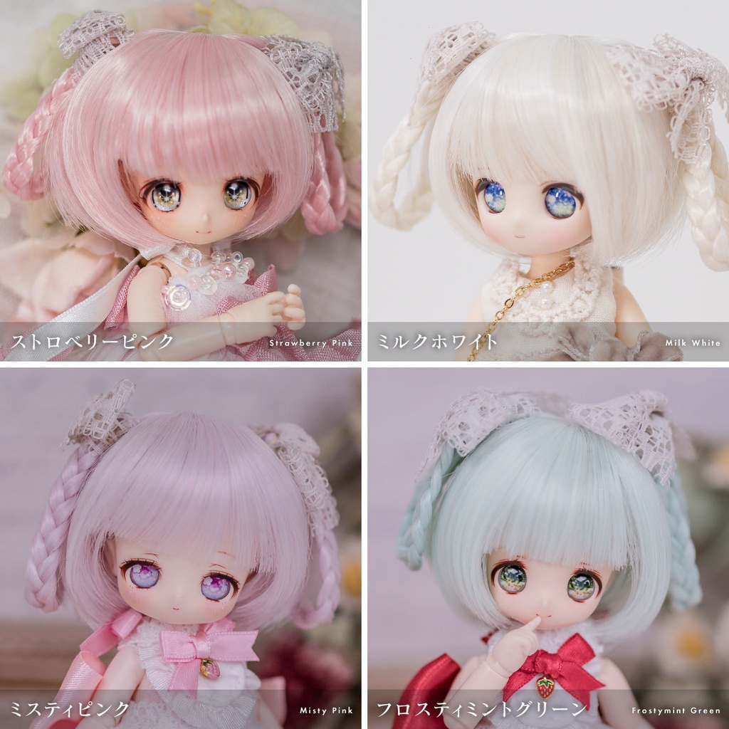 ロンロンリボン【3.5~4インチウィッグ】