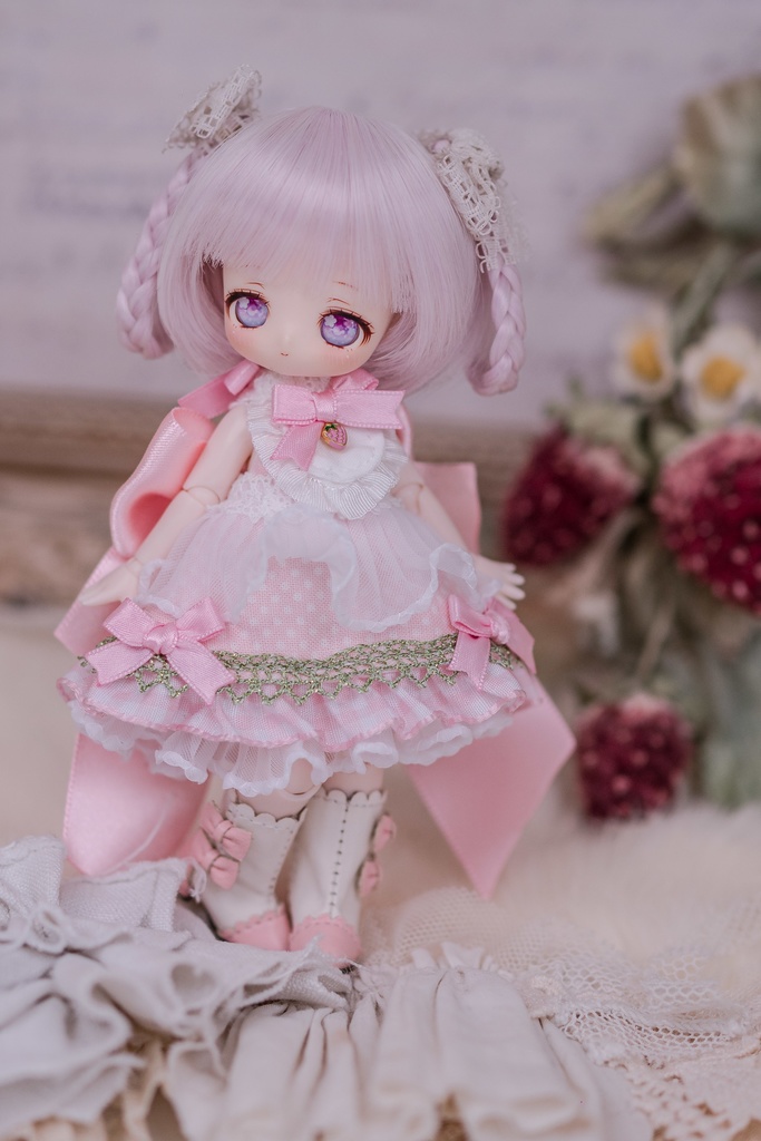 ロンロンリボン【3.5~4インチウィッグ】