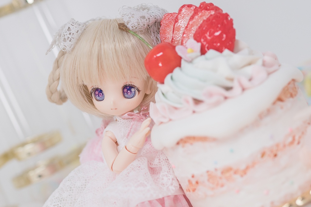 ロンロンリボン【3.5~4インチウィッグ】