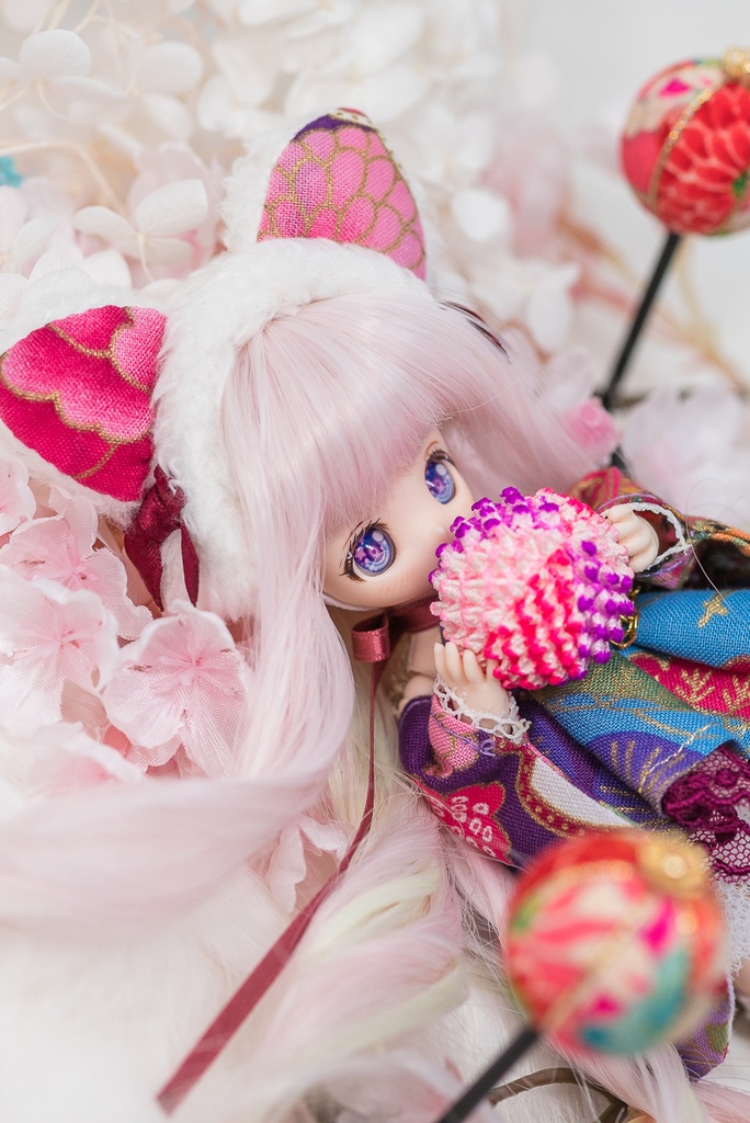 ドーリーココットロング【3.5~4インチウィッグ】