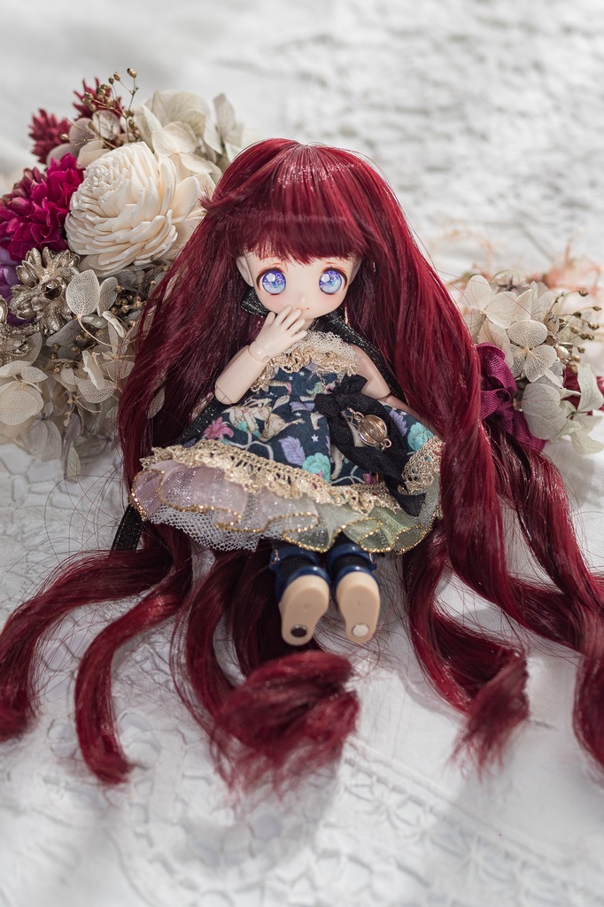 ドーリーココットロング【3.5~4インチウィッグ】