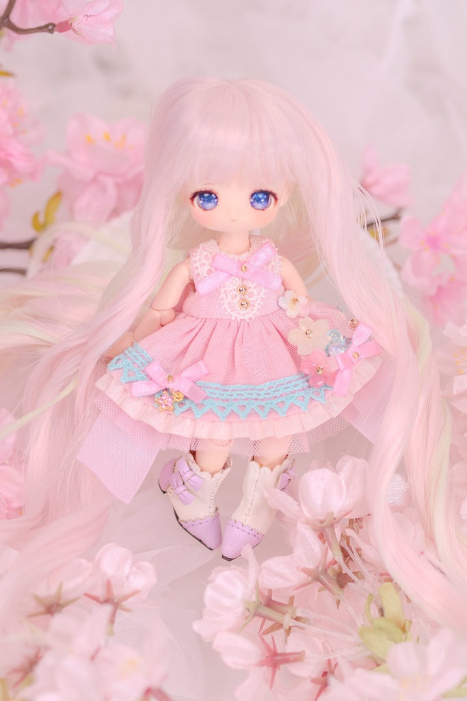 ドーリーココットロング【3.5~4インチウィッグ】